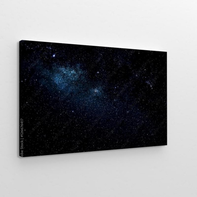 Obraz na płótnie Błyszczące gwiazdy w galaktyce