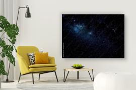 Błyszczące gwiazdy w galaktyce obraz
