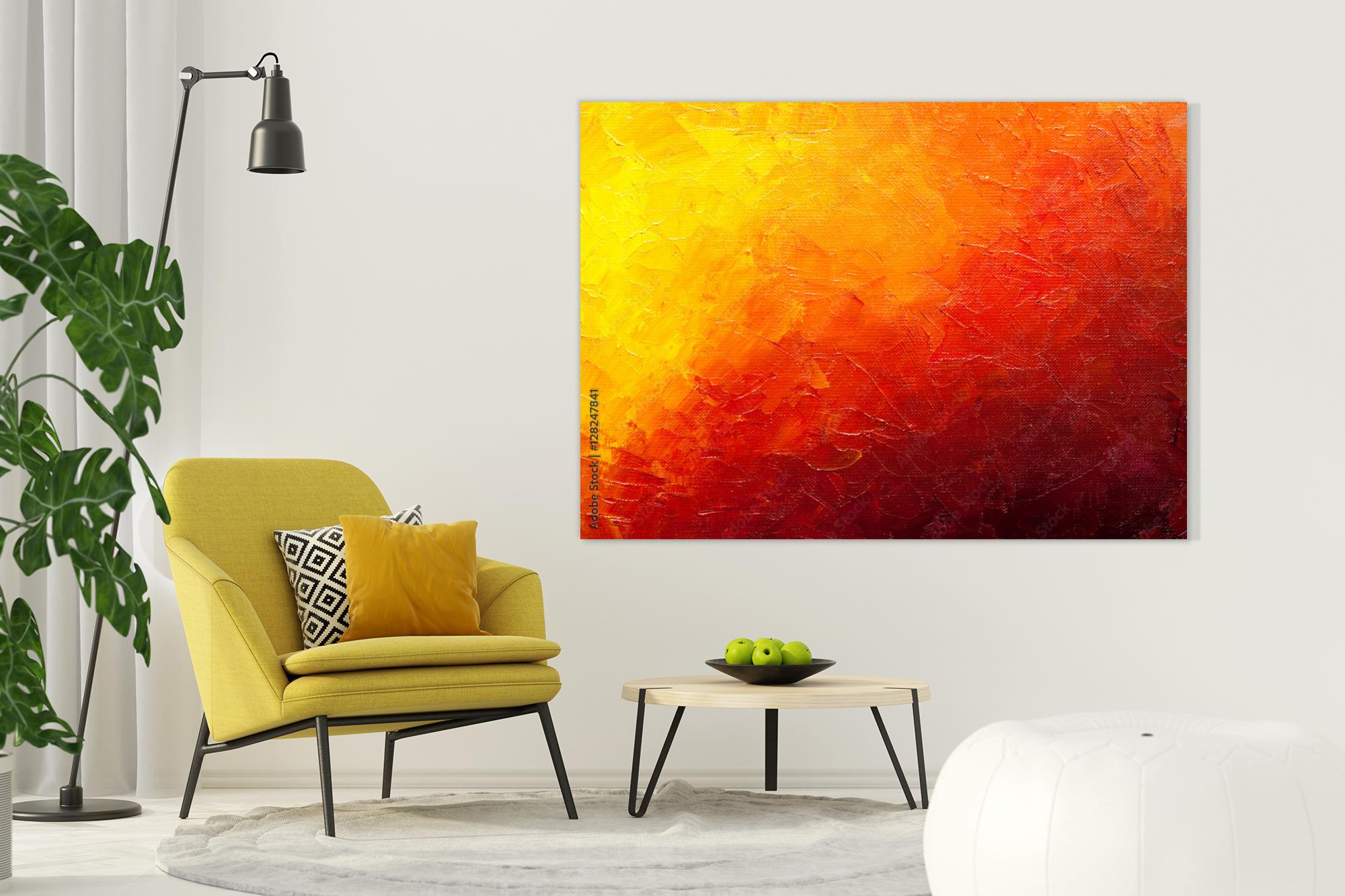 abstract oil paint texture on obraz