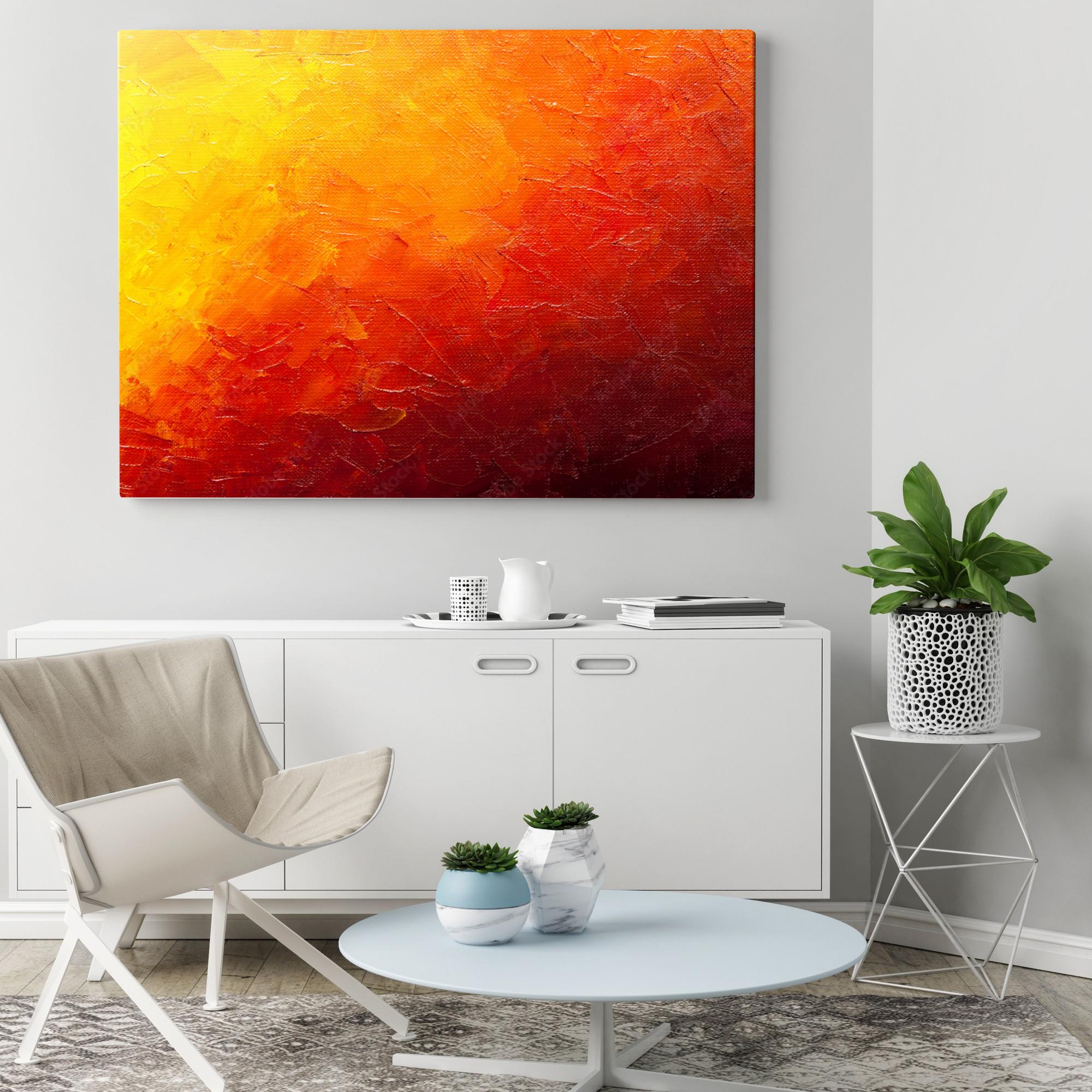 abstract oil paint texture on obraz