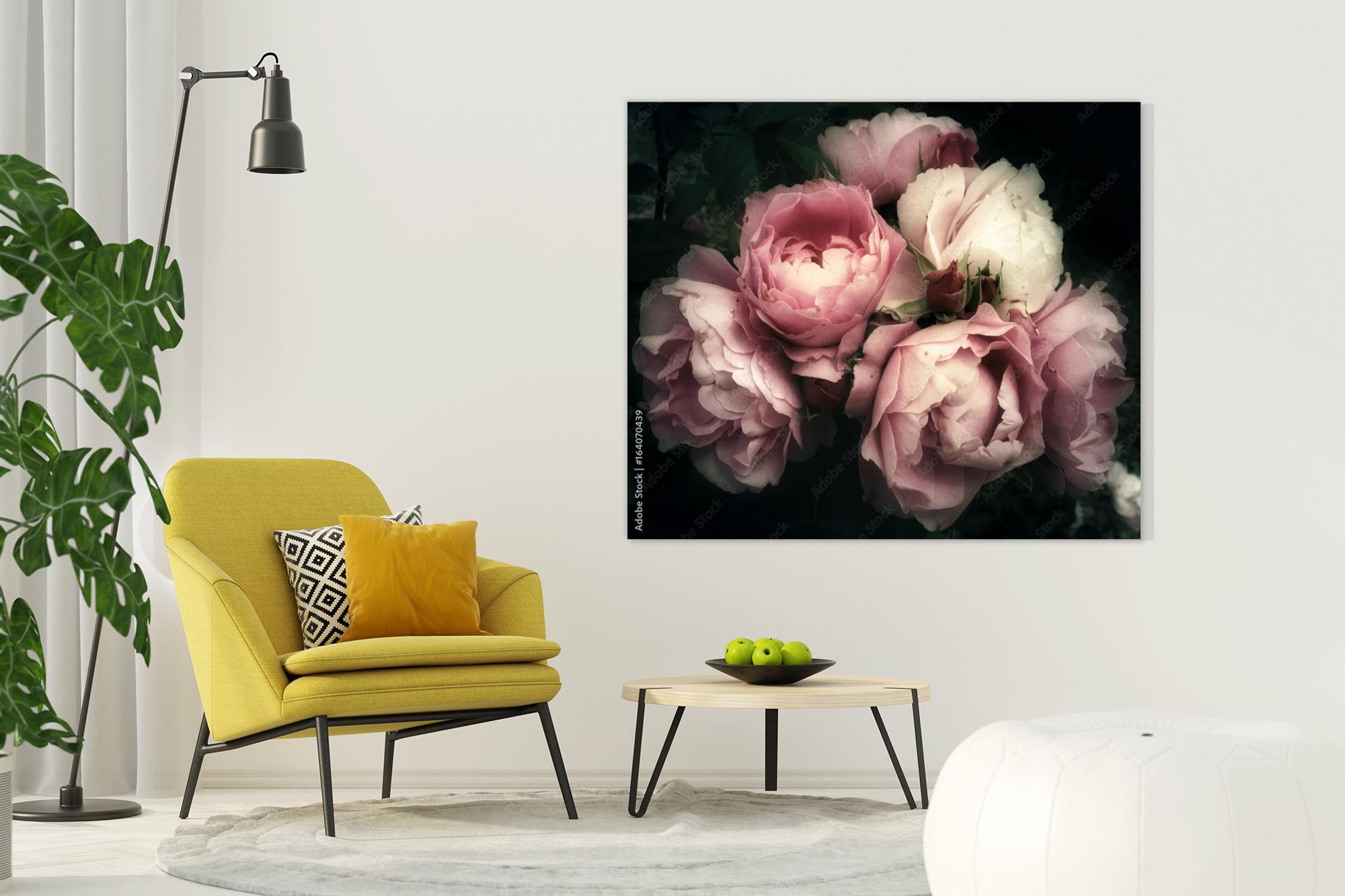 Piękny bukiet różowych kwiatów obraz