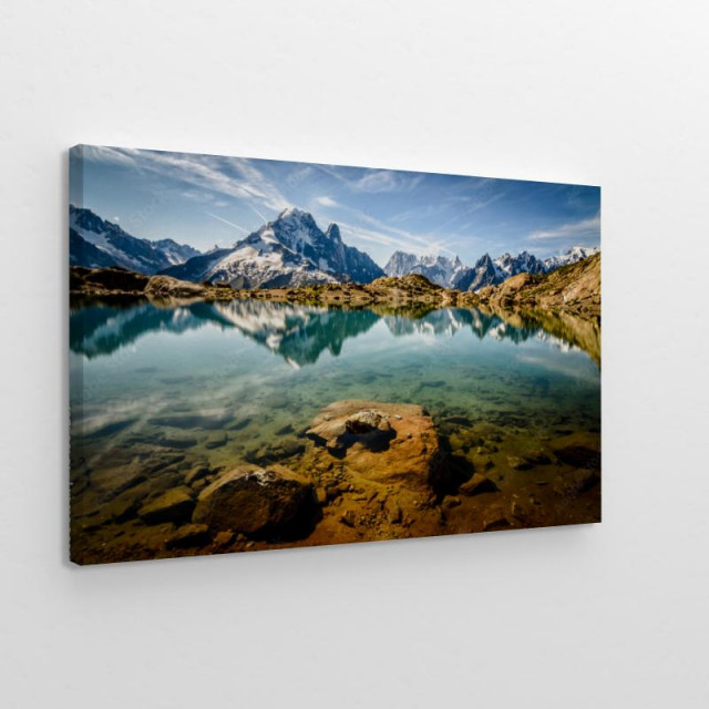 Zjawiskowa góra Mount Blanc obraz
