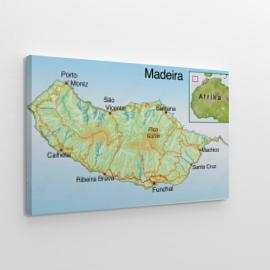 Mapa Madery