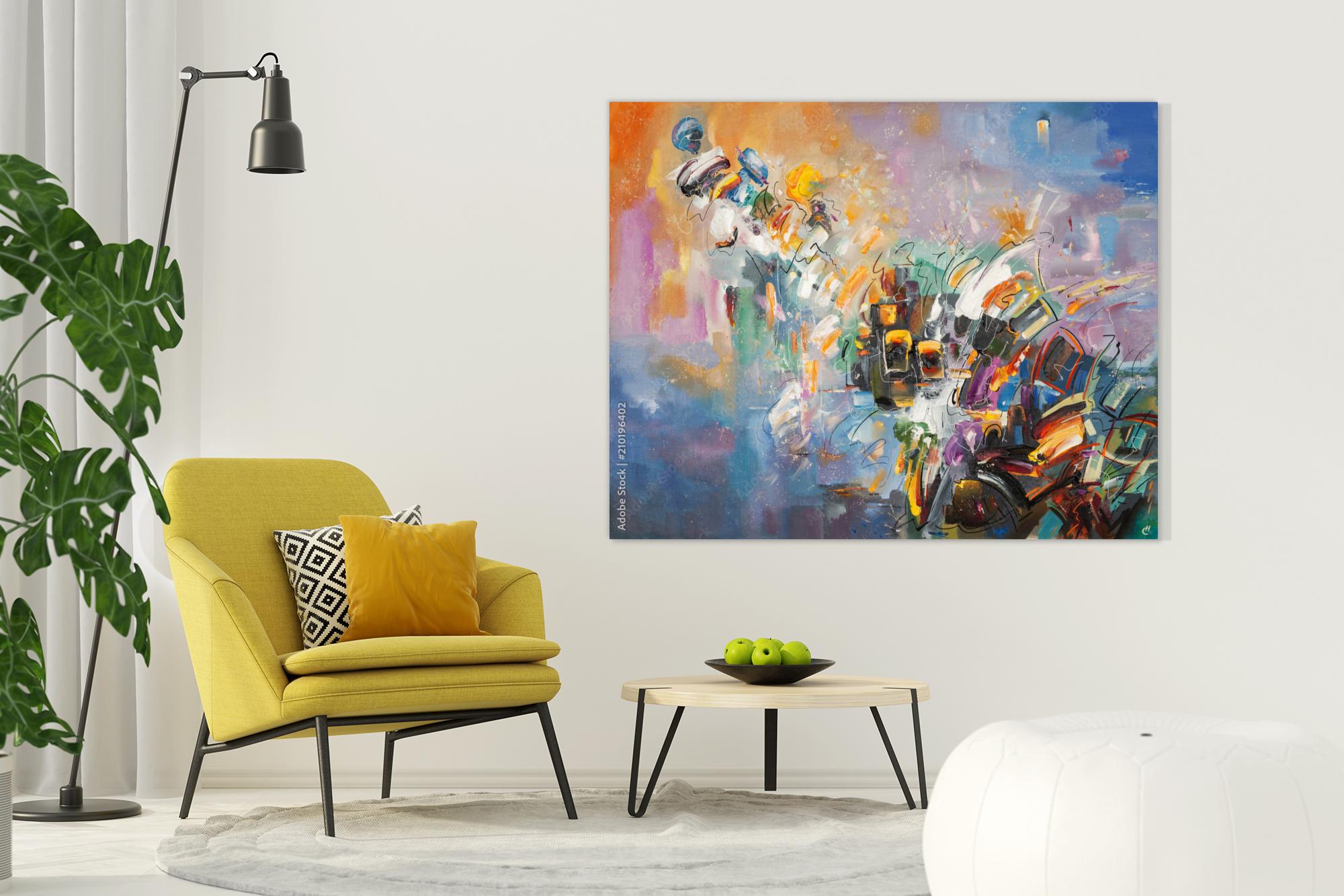 Artistic work The emotions obraz
