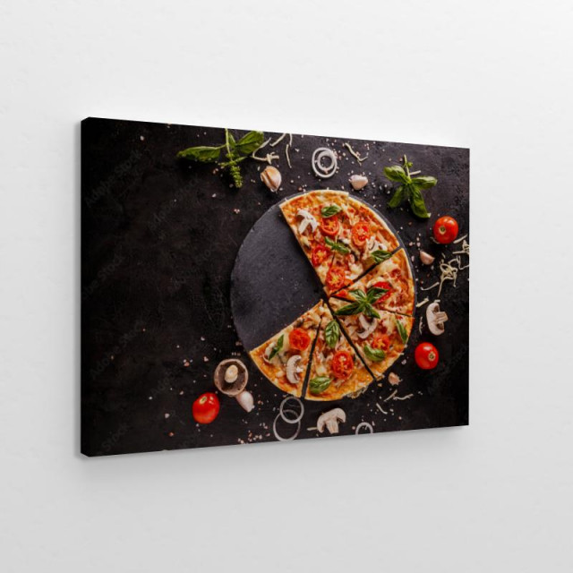 Obraz na płótnie Świeża włoska pizza