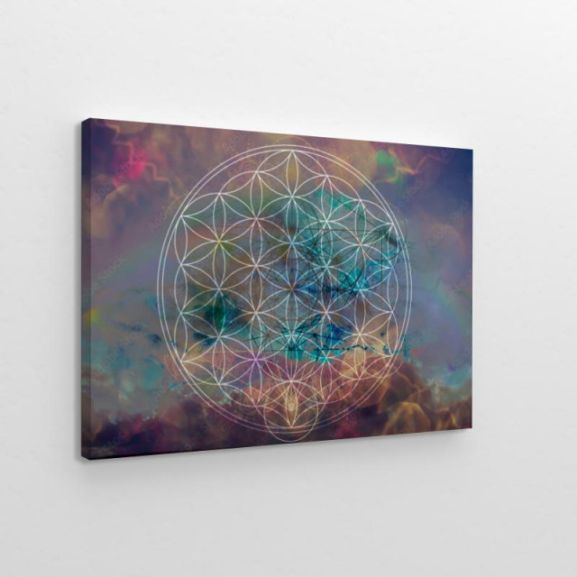 Obraz na płótnie Kolorowa mandala