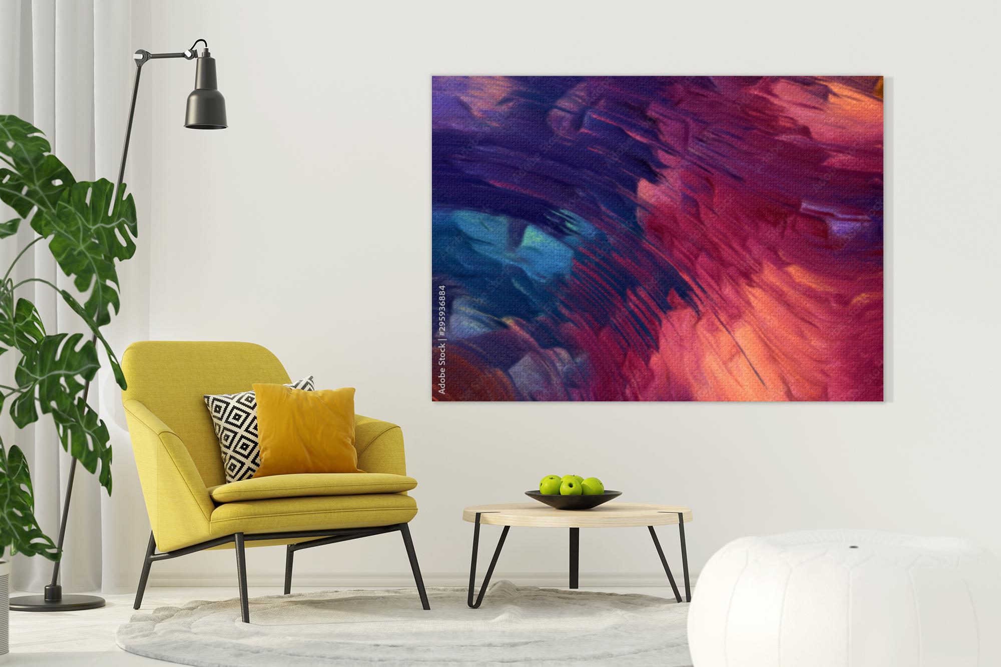 Abstract painting Wall art obraz