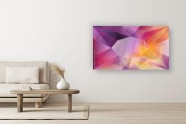Abstract crystal background obraz
