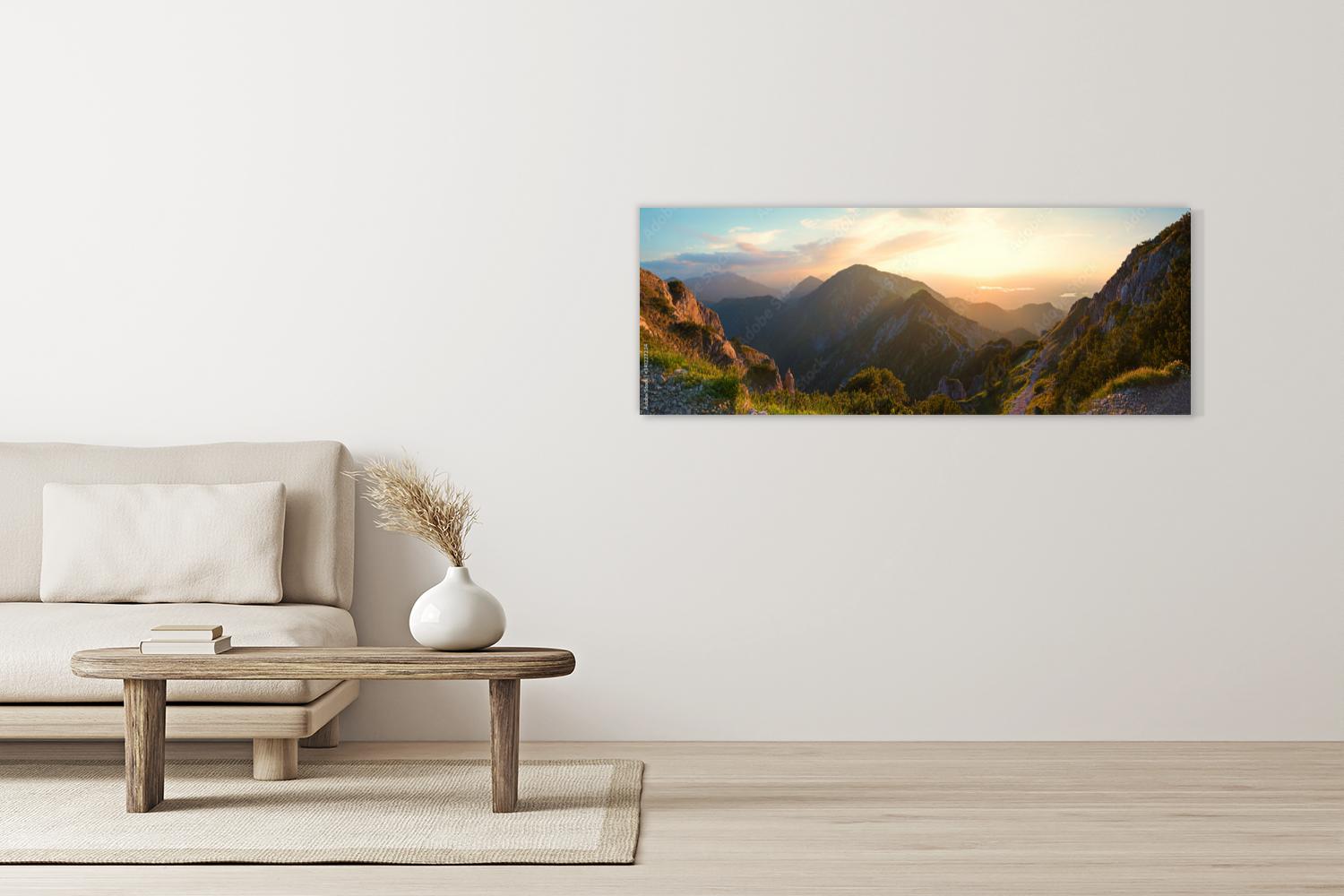 Panorama górska w Alpach obraz