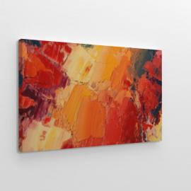 Hand drawn oil painting on obraz