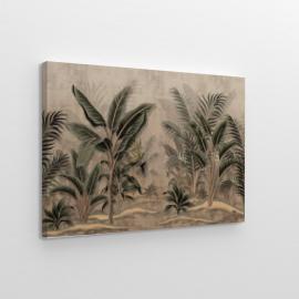 Liście palmy w stylu vintage obraz