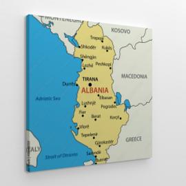 Mapa Albanii