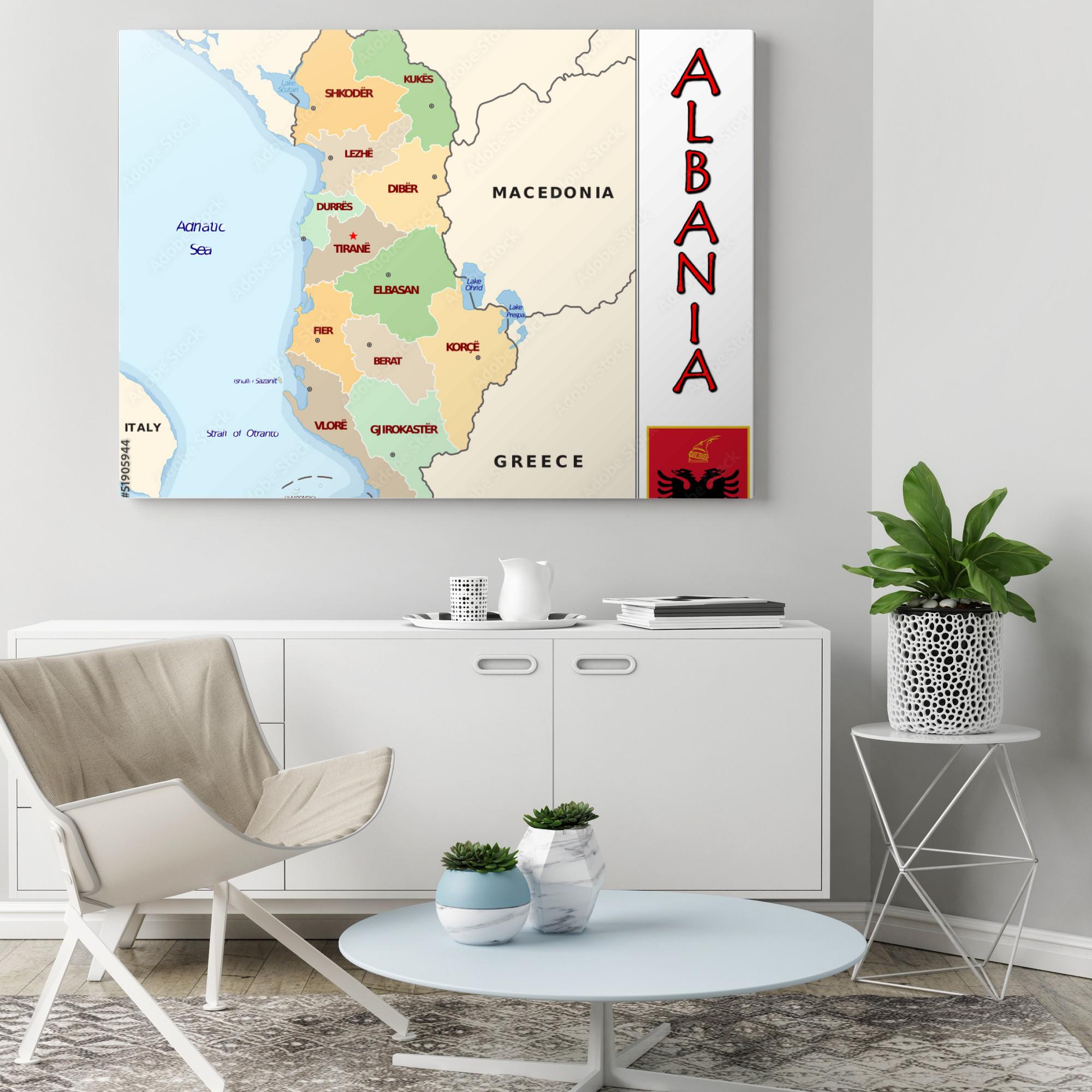 Albania mapa