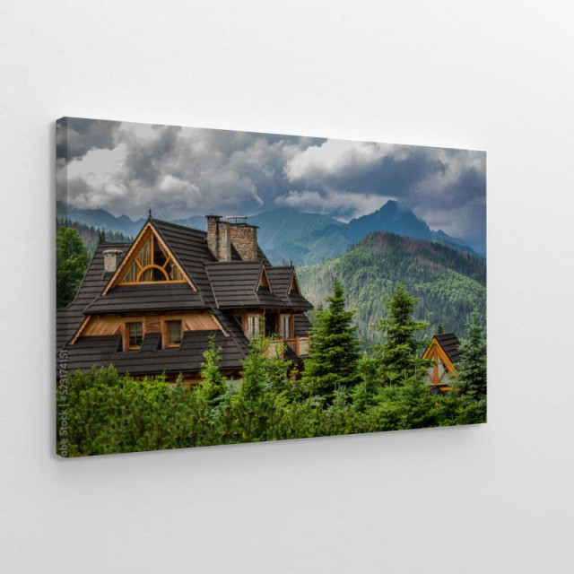 Drewniany dom w Tatrach