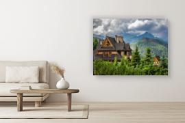 Drewniany dom w Tatrach