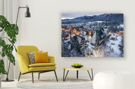 Cudowna zimowa sceneria w Zakopanem