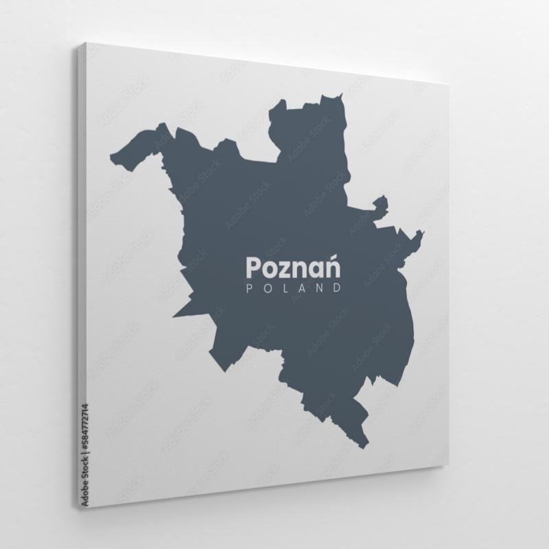 Poznań mapa miasta