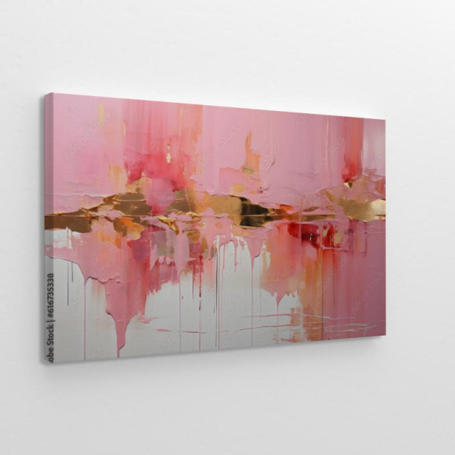 różowa abstrakcja