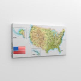 USA mapa