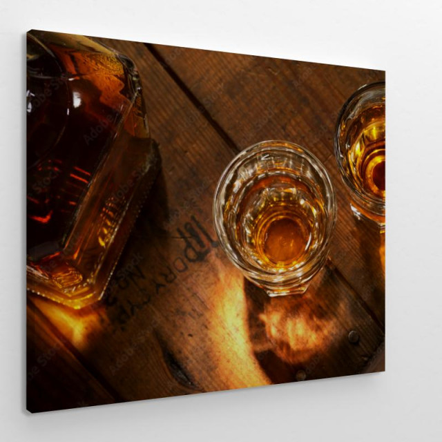 Obraz na płótnie Szklanka whisky