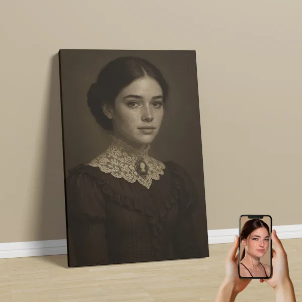 Portret w stylu wiktoriańskim Twoje zdjęcie