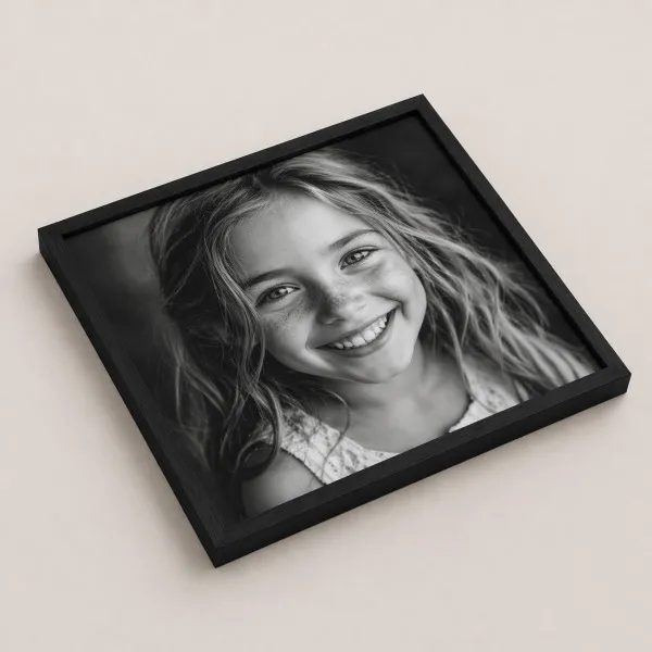 Obraz na płótnie ze zdjęcia w ramie 40x40