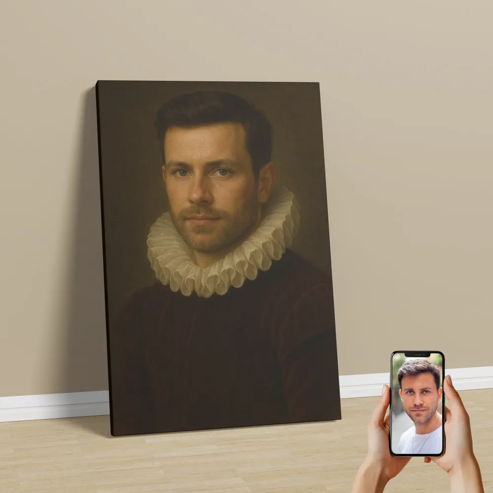Portret renesansowy ze zdjęcia na prezent