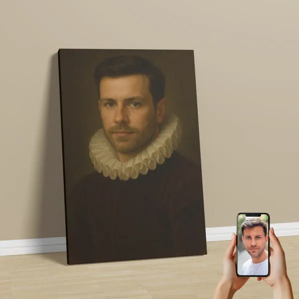Portret renesansowy ze zdjęcia na prezent