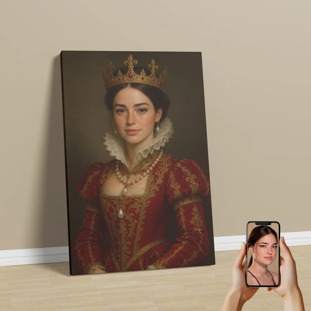 Portret Królowej na prezent Twoje zdjęcie