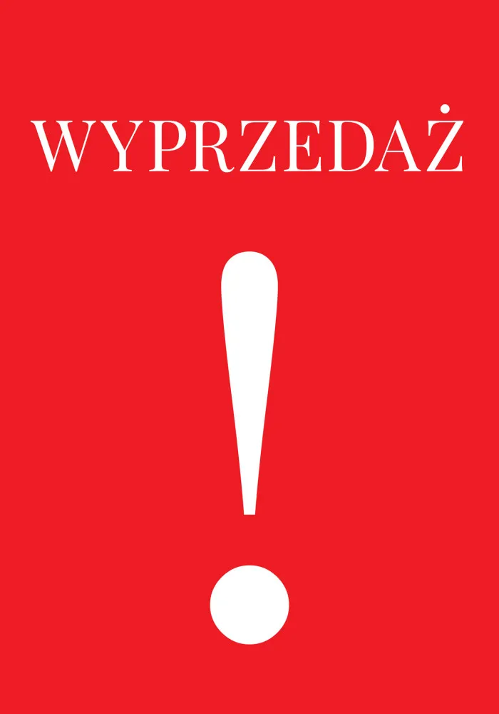 Plakat WYPRZEDAŻ SALE