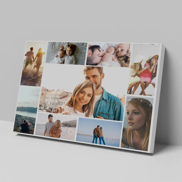 Kolaż ze zdjęciami na płótnie 9 zdjęć