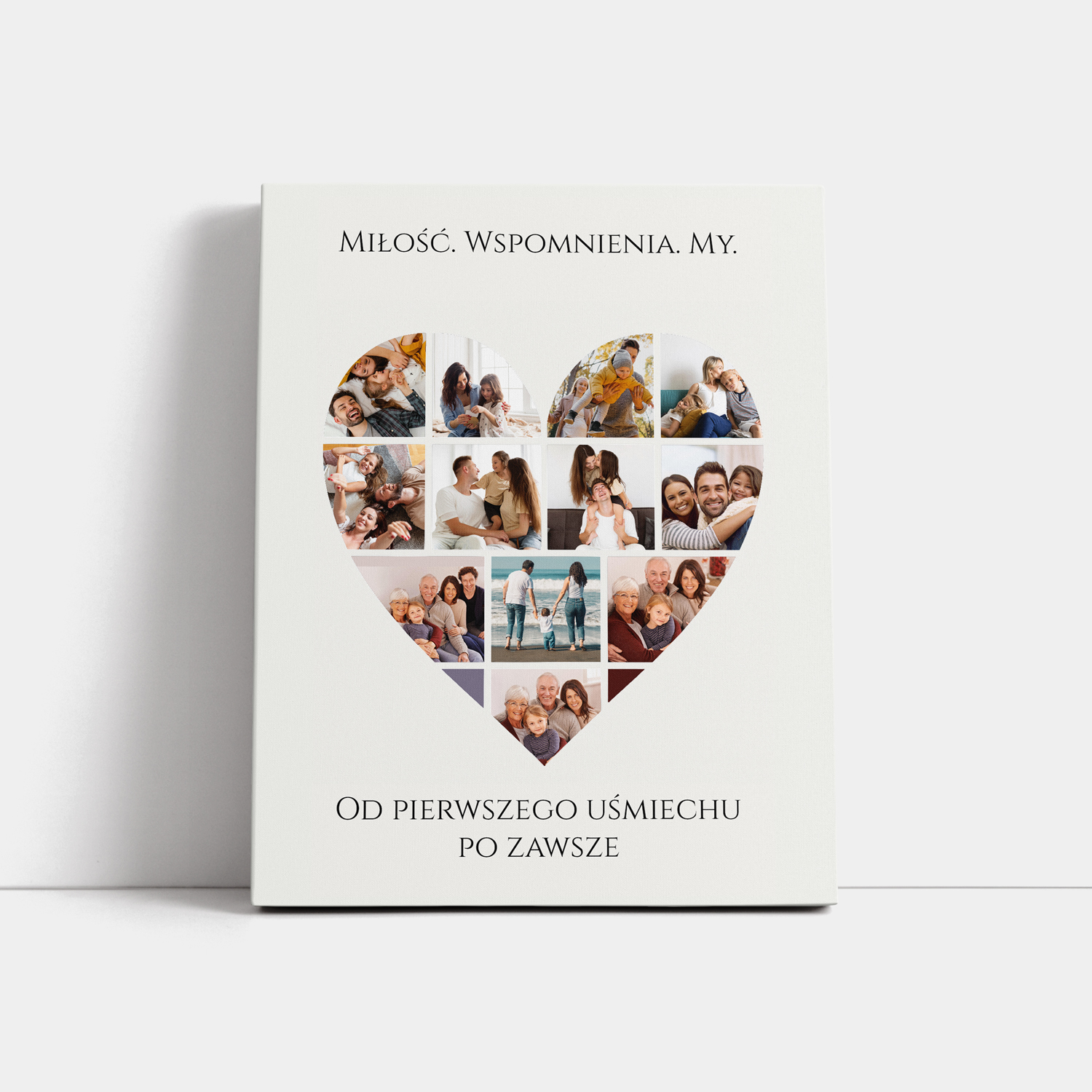 kolaż serce wspomnienia ze zdjęć